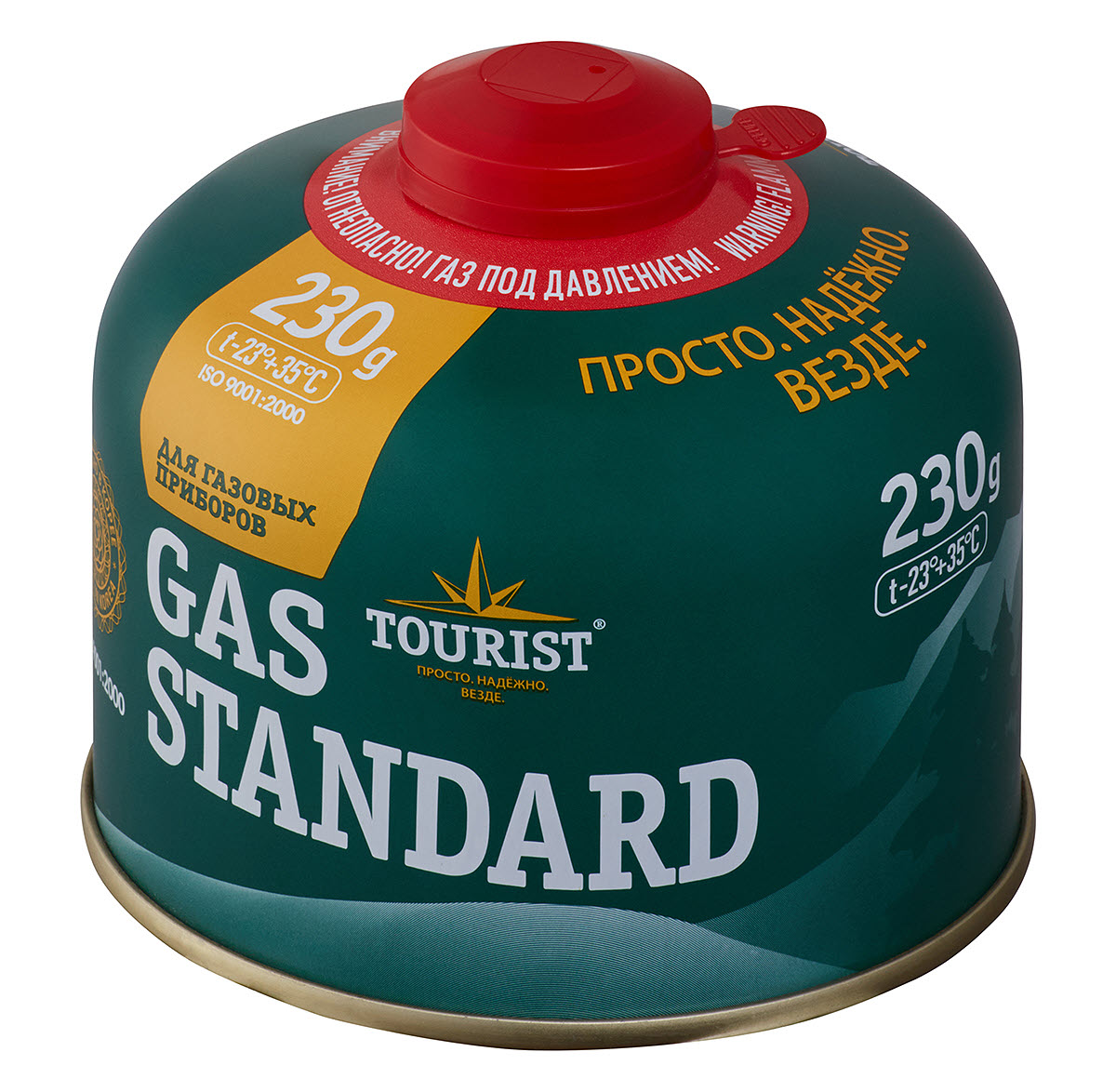 

Баллон Газовый Tourist 2022 Gas Standard (Tbr-230) Для Портативных Приборов - Резьбовой