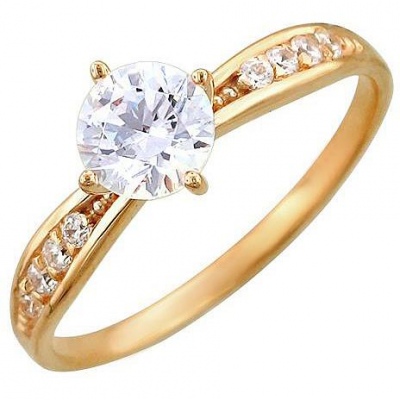 

Кольцо из серебра р. , Эстет 01К156357А, фианит, 01К156357А
