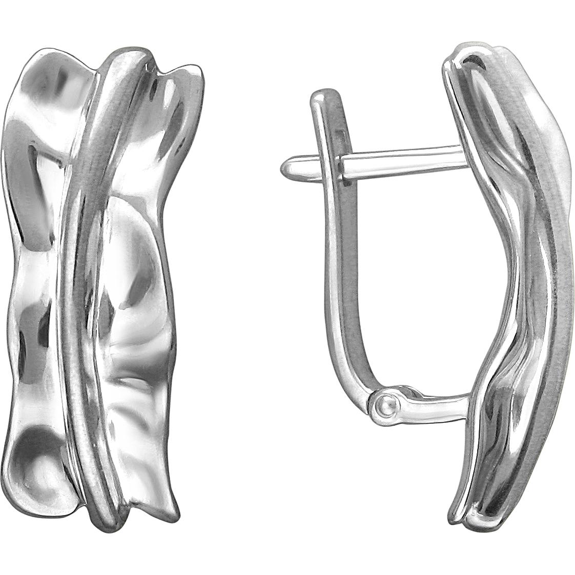 

Серьги женские из серебра Эстет 01С0513078, без вставки, 01С0513078