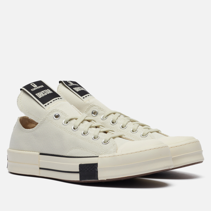 

Кеды Converse x Rick Owens DRKSHDW DRKSTAR Chuck Taylor All Star 70 Ox белый, 41 EU, x Rick Owens DRKSHDW DRKSTAR Chuck Taylor All Star 70 Ox