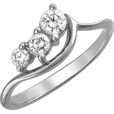 

Кольцо из серебра р. , Эстет 01К153665, фианит, 01К153665