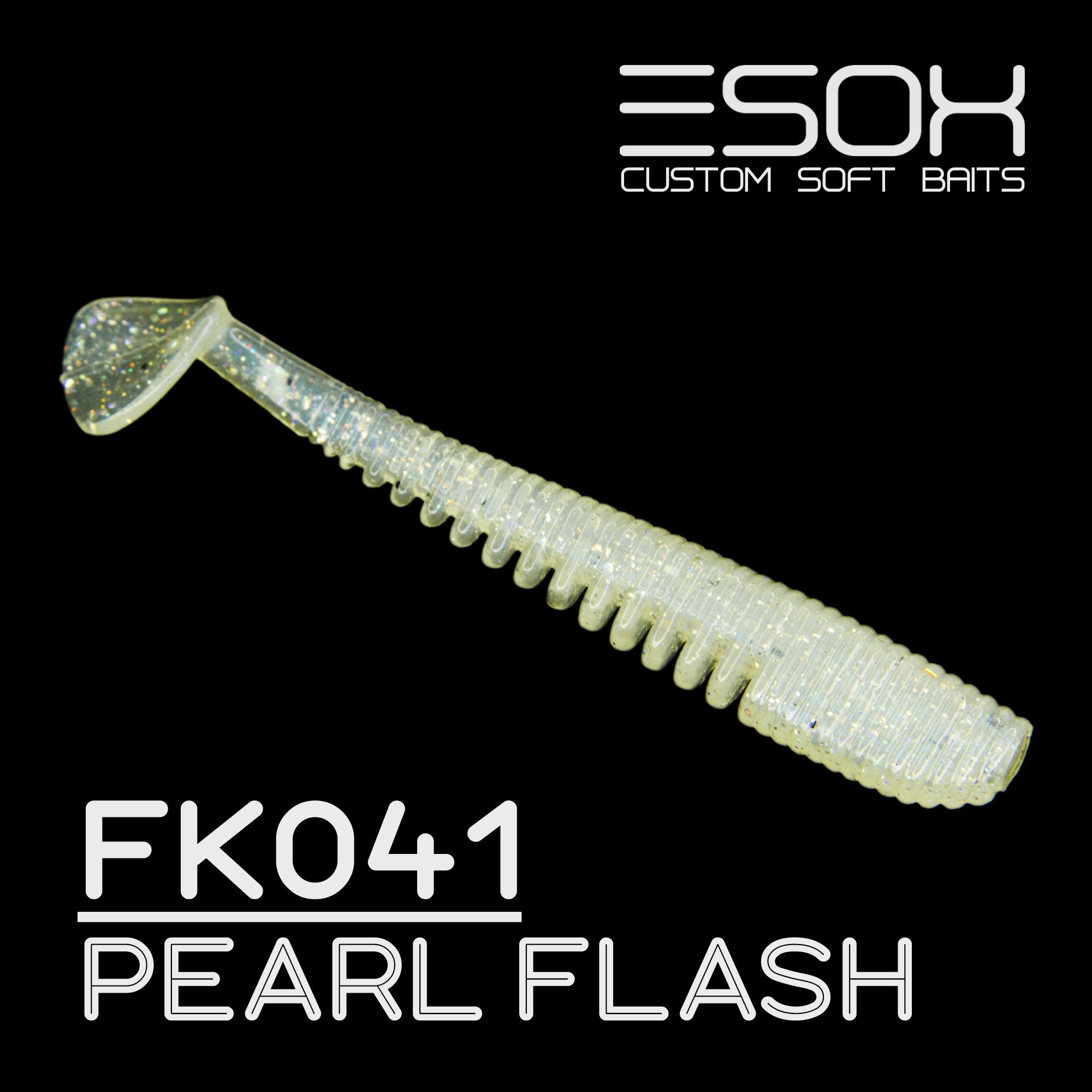 

Силиконовая приманка Esox Awanura 76 мм цвет fk041 Pearl Flash 7 шт, Разноцветный, Awanura