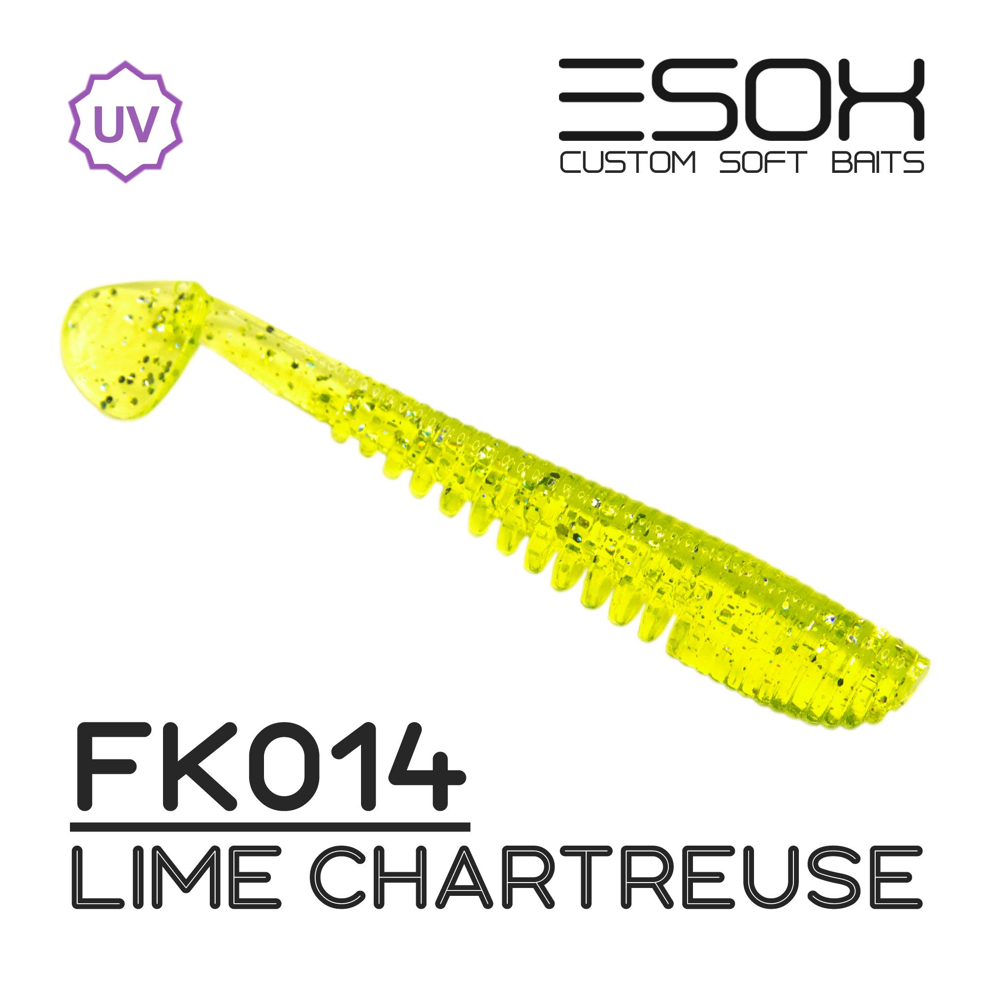 

Силиконовая приманка Esox Awanura 63 мм цвет fk014 Lime Chartreuse 8 шт, Разноцветный, Awanura