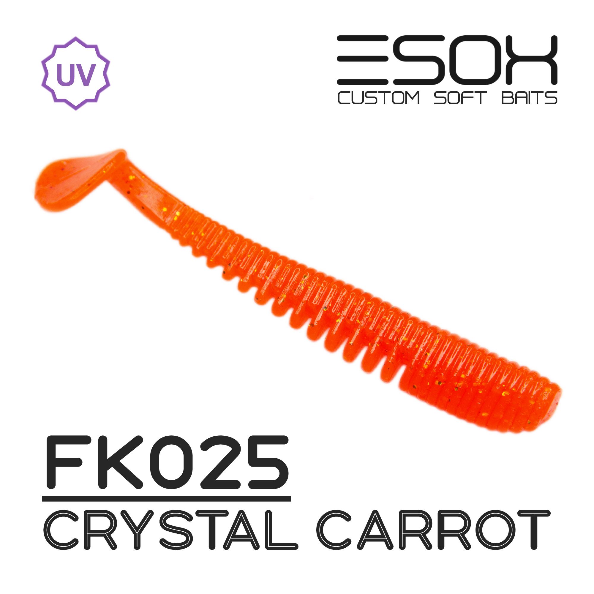 

Силиконовая приманка Esox Awanura 115 мм цвет fk025 Crystal Carrot 4 шт, Разноцветный, Awanura