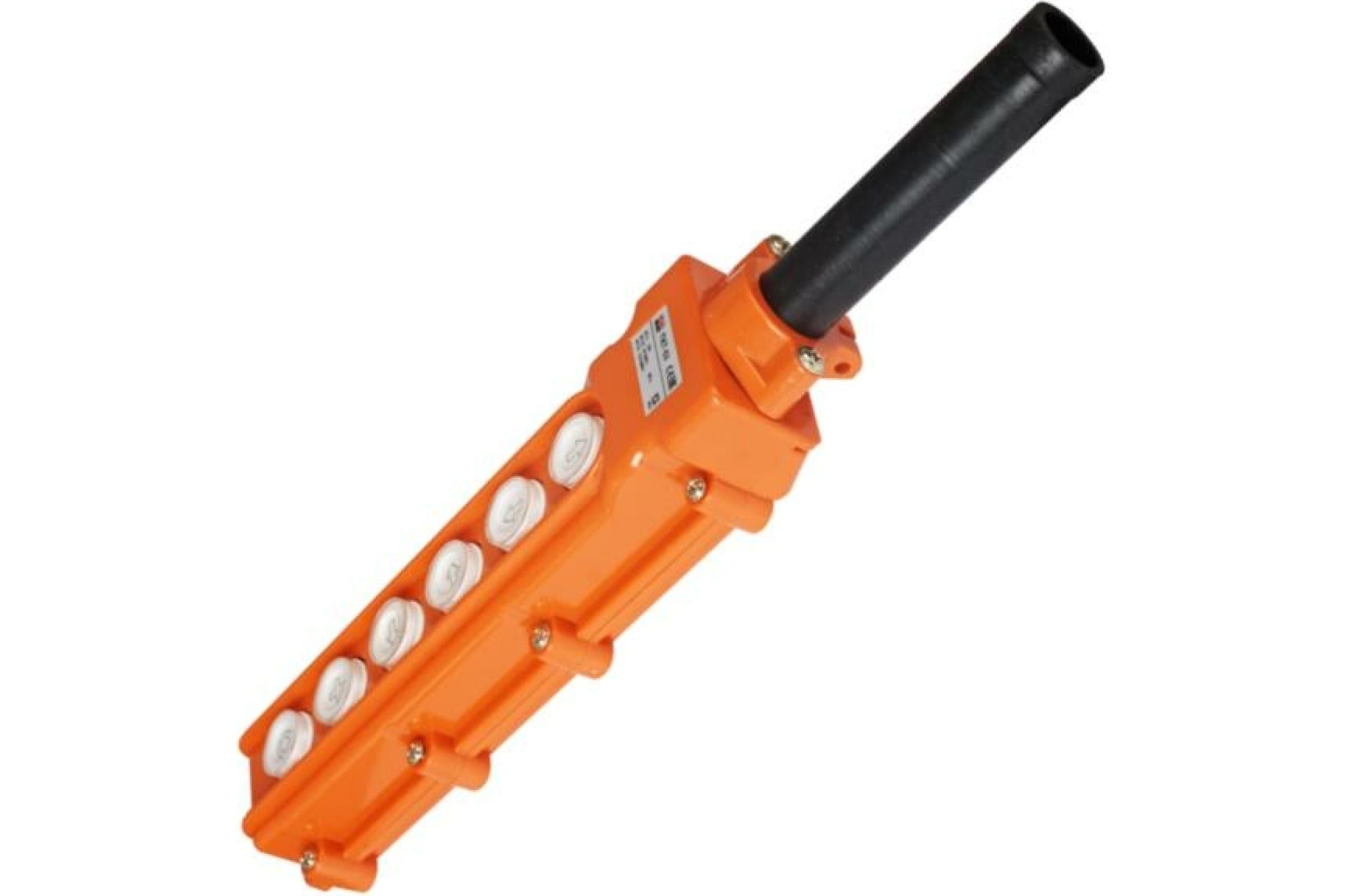 

Пульт кнопочный ПКТ-63 на 6 кнопок IP54 085-12-03/085-12-003 HLT, Оранжевый