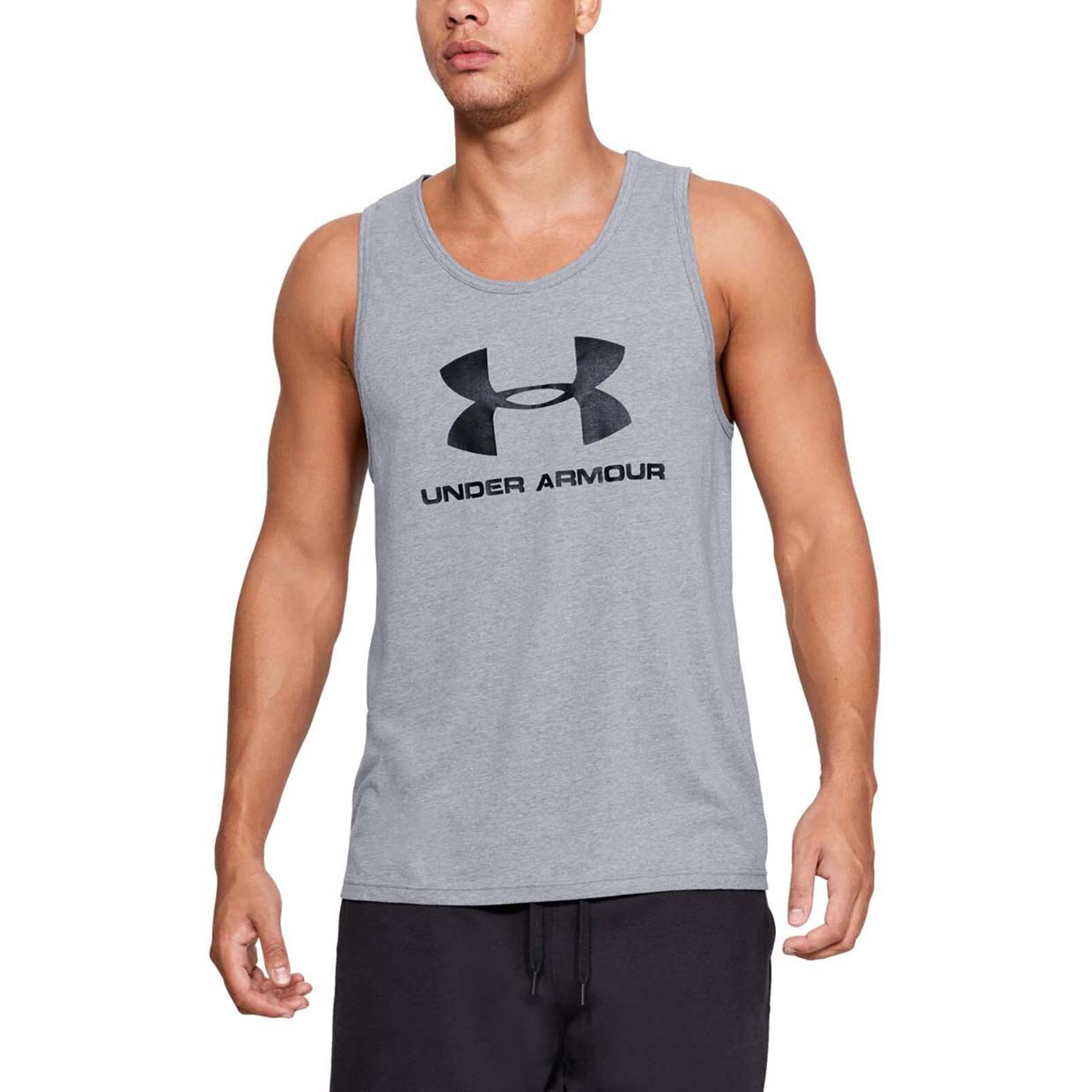 Майка мужская Sportstyle Logo Tank Under Armour серая M