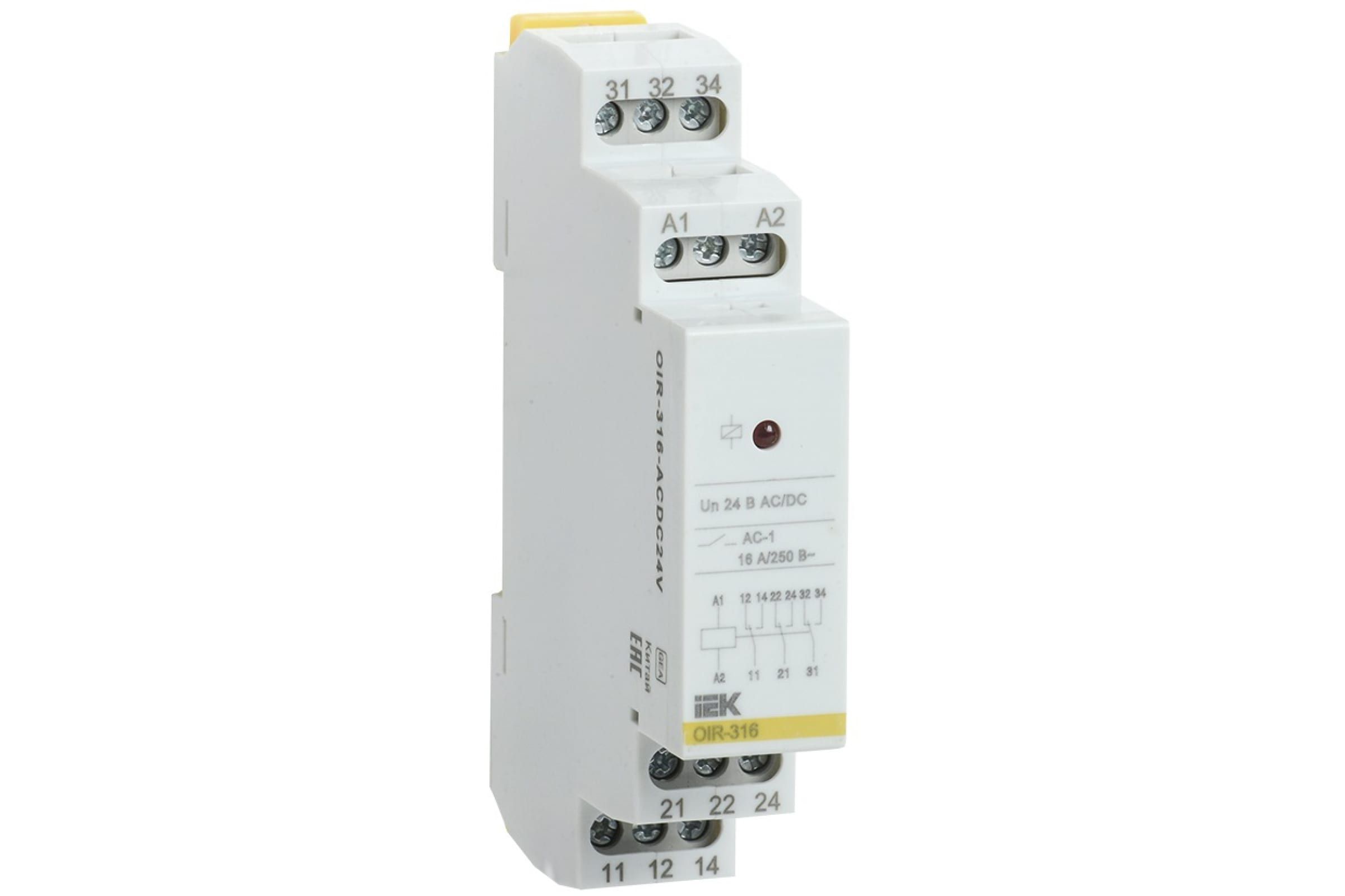 

Промежут. реле.OIR 3 конт (8А). 48В AC/DC IEK OIR-308-ACDC48V IEK