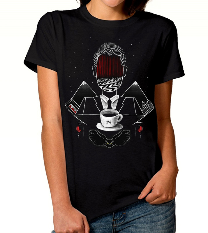 

Футболка женская Dream Shirts Агент Купер - Твин Пикс черная 2XL, Черный, Агент Купер - Твин Пикс