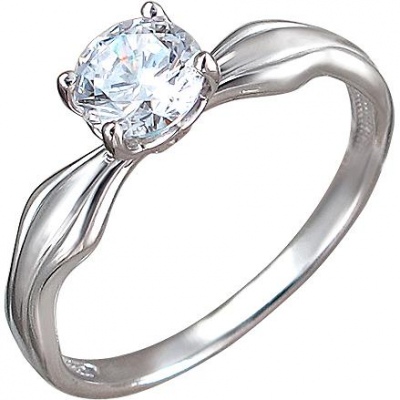 

Кольцо из серебра р. 17 Эстет 01К156352, фианит, 01К156352