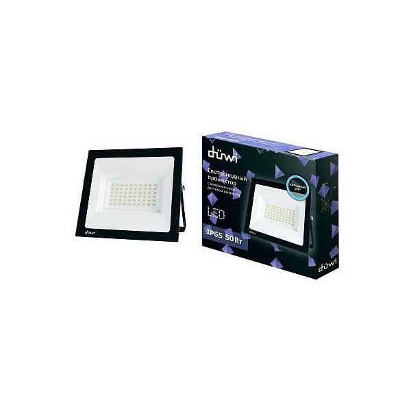 Прожектор светодиодный 50Вт СДО-50 3000Лм 6500К 230В IP65 32293 1 Duwi