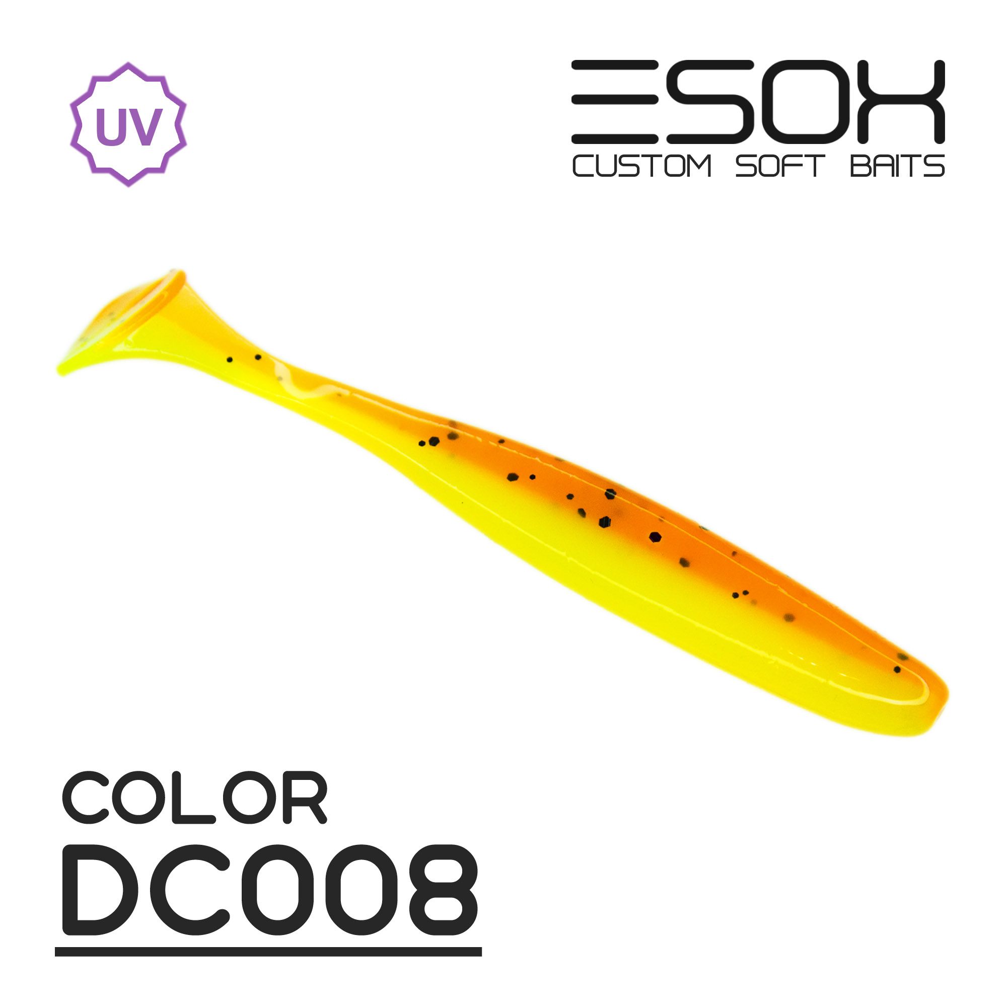 

Силиконовая приманка Esox Sheasy 80 мм цвет dc008 6 шт, Разноцветный, Sheasy