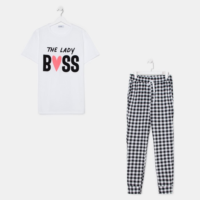 

Пижама женская KAFTAN 000610628 белая 48-50 RU, Белый, 000610628