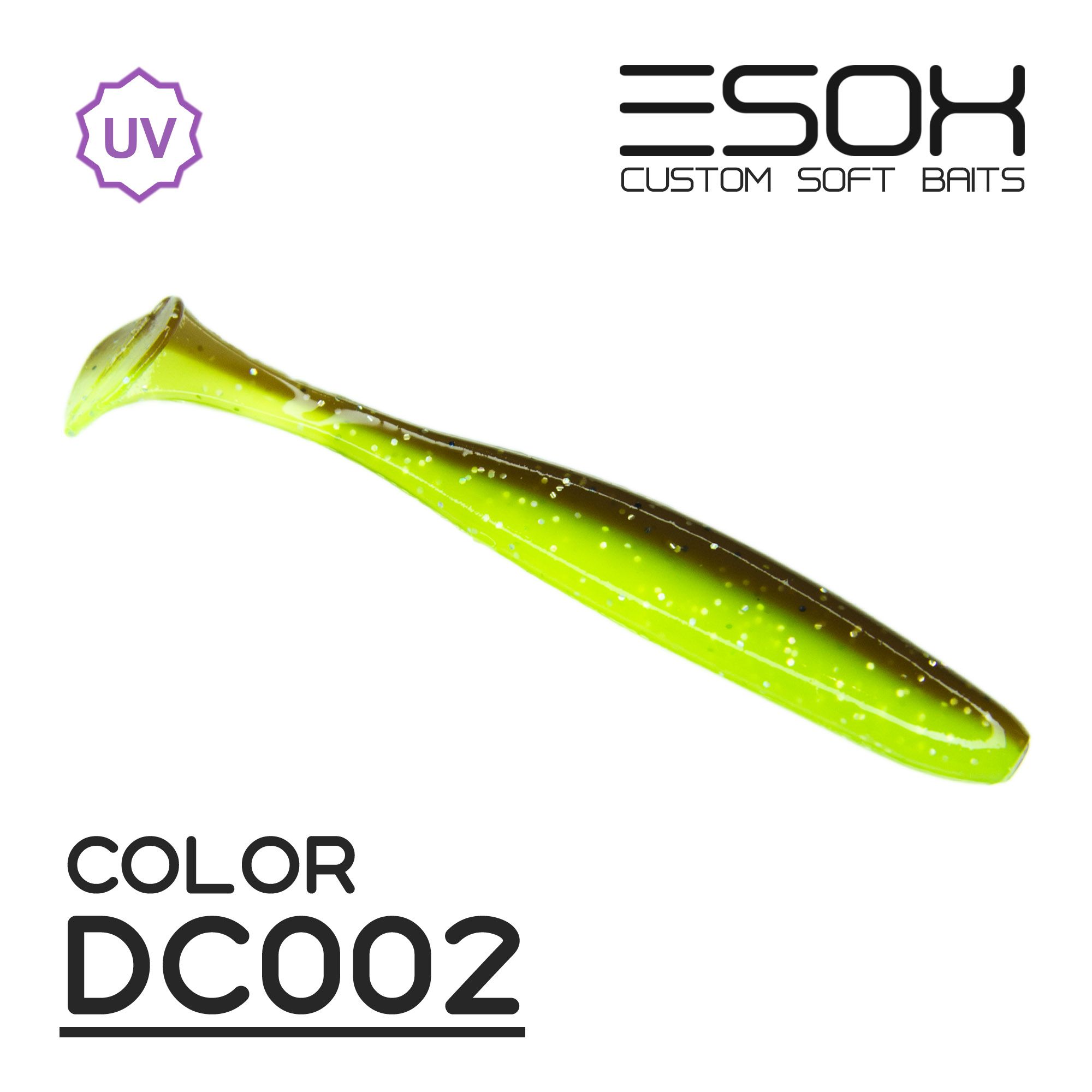 

Силиконовая приманка Esox Sheasy 92 мм цвет dc002 5 шт, Разноцветный, Sheasy
