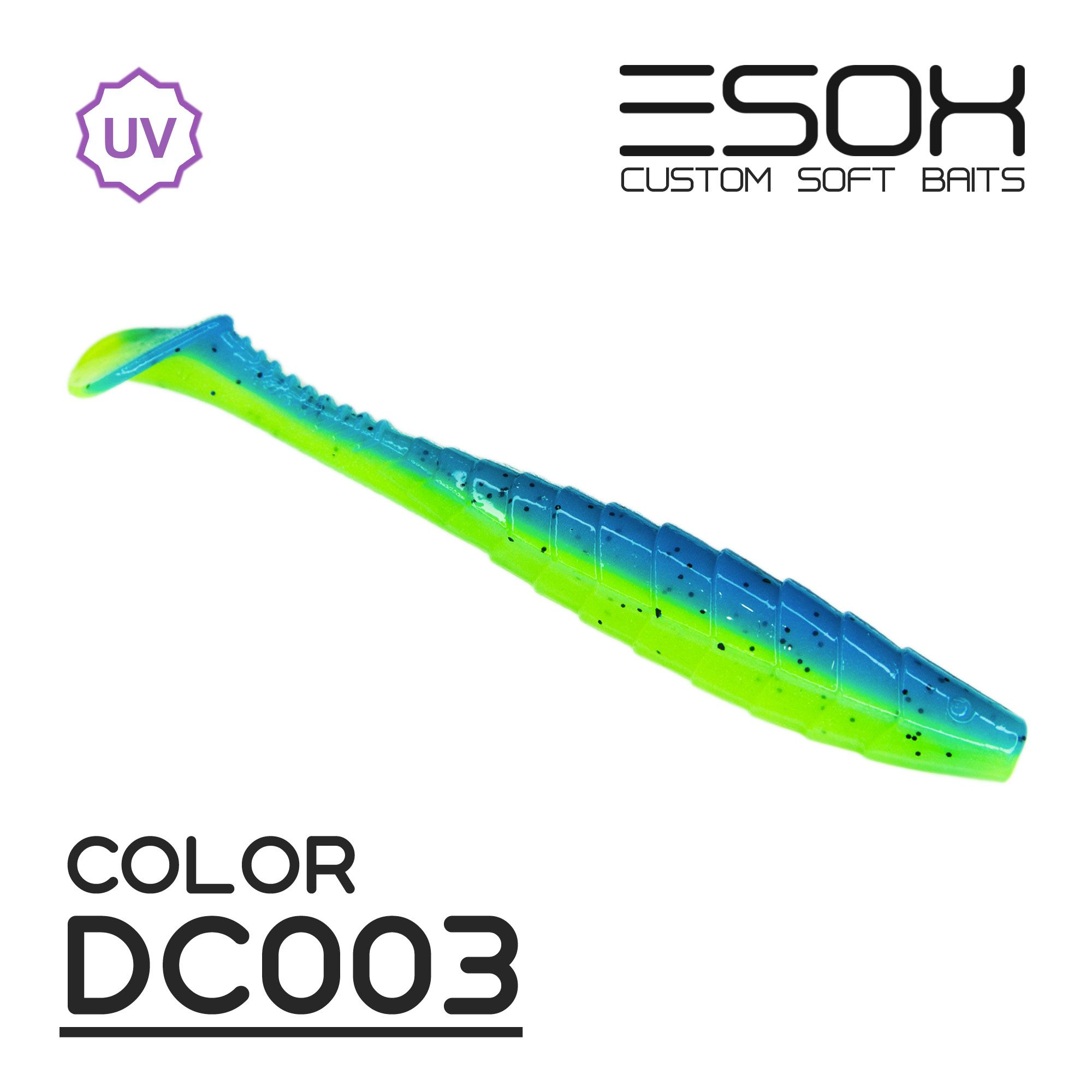 

Силиконовая приманка Esox Gekasa 112 мм цвет dc003 4 шт, Разноцветный, Gekasa