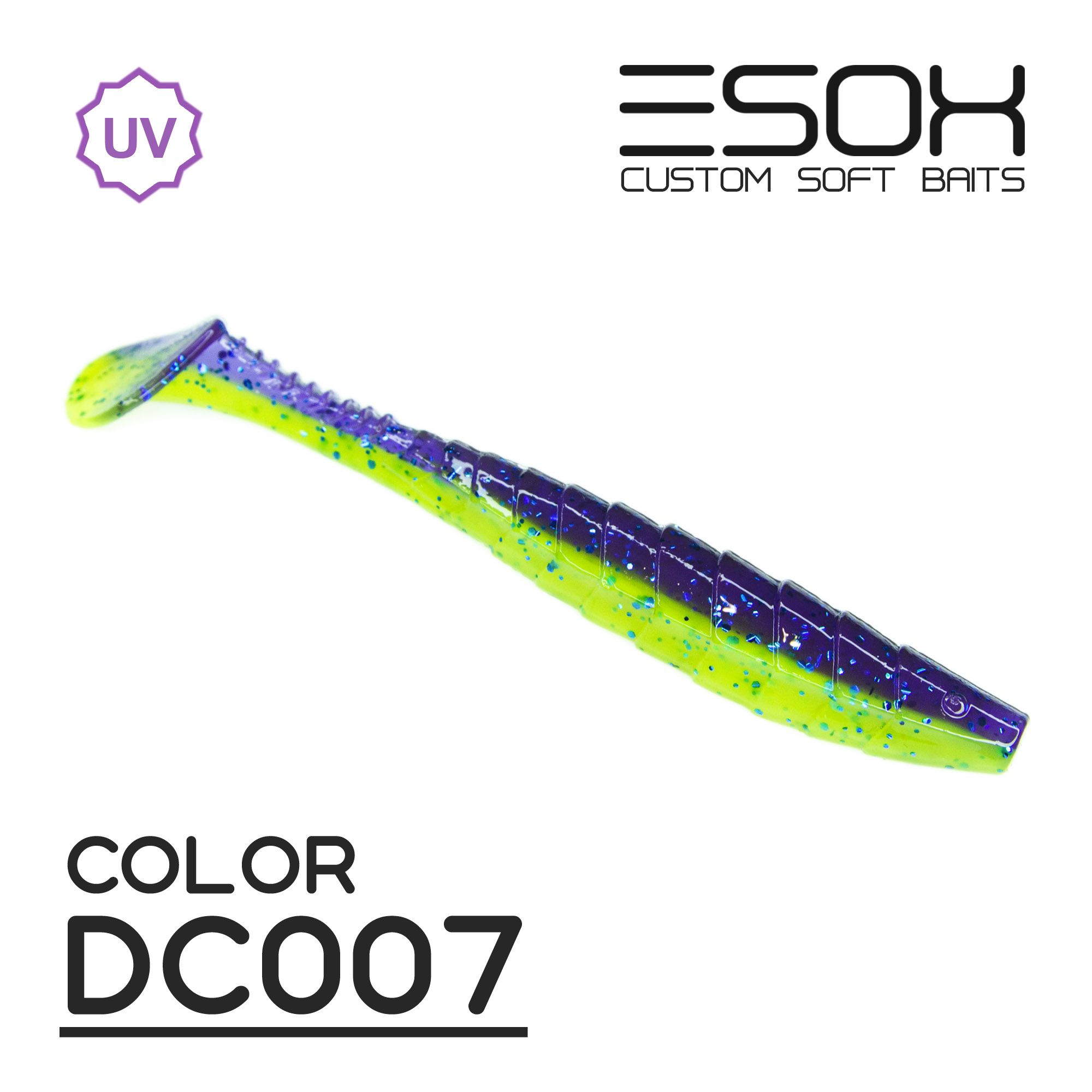 

Силиконовая приманка Esox Gekasa 112 мм цвет dc007 4 шт, Разноцветный, Gekasa