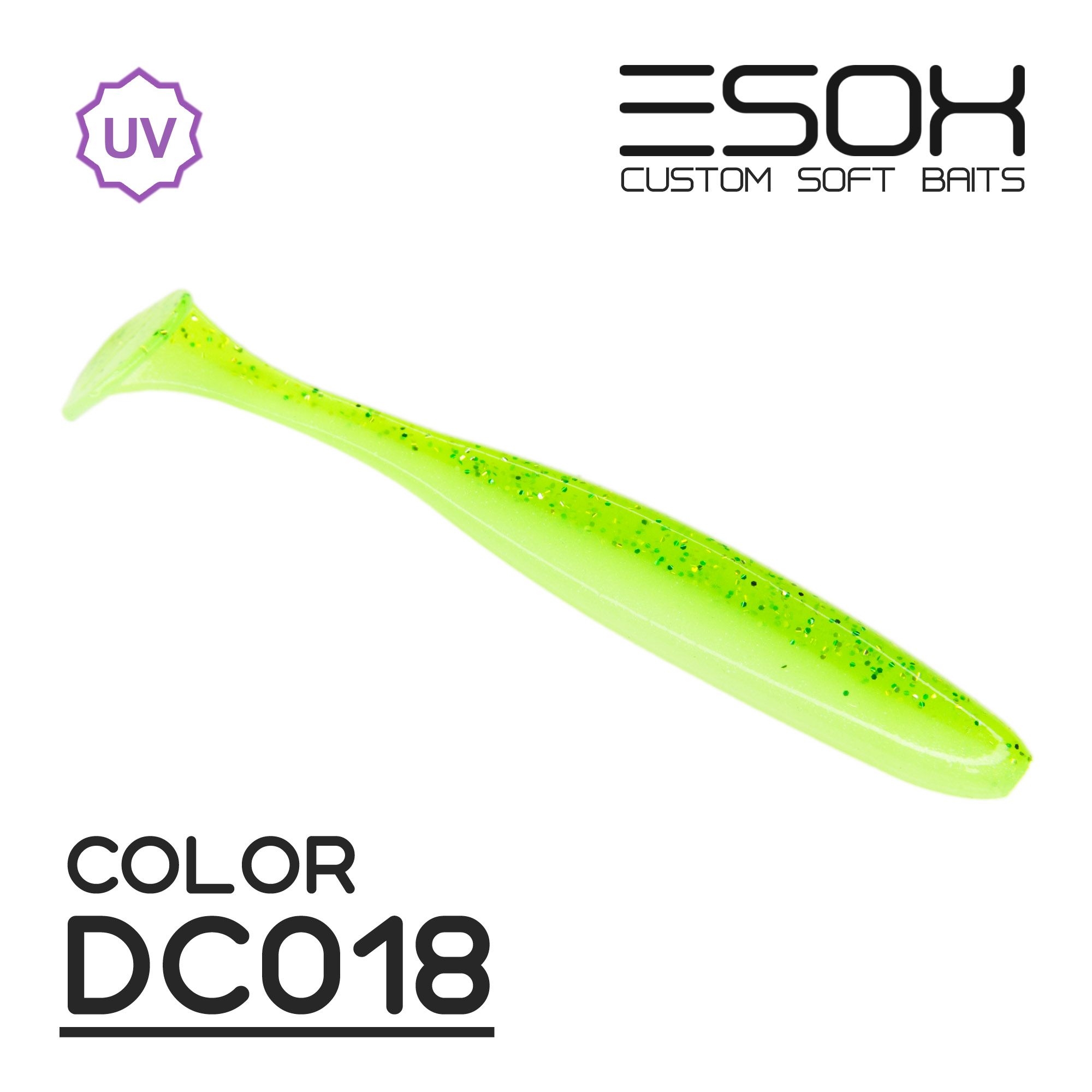 

Силиконовая приманка Esox Sheasy 112 мм цвет dc018 4 шт, Разноцветный, Sheasy