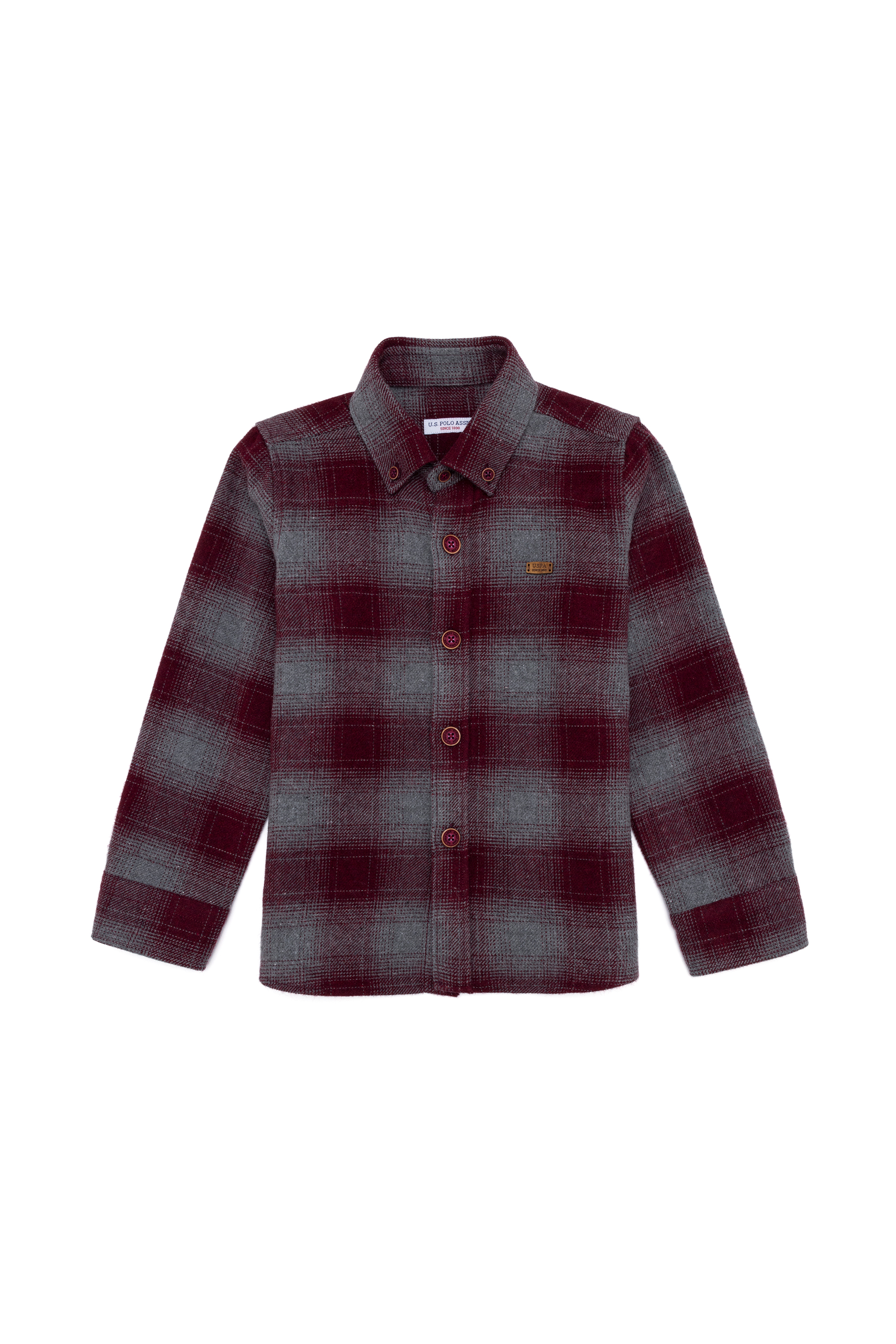 

Рубашка детская US Polo Assn G083SZ0040SENTLEYKIDS, бордовый, 140, G083SZ0040SENTLEYKIDS