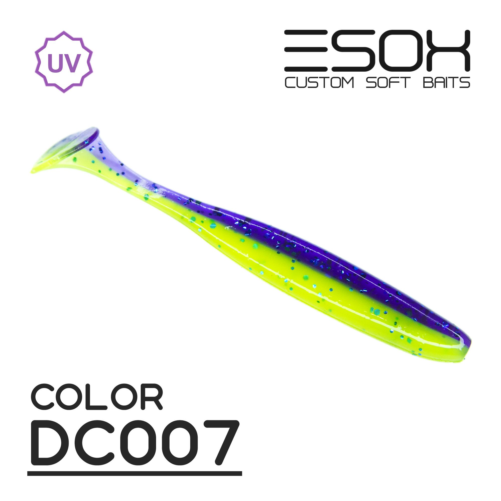 

Силиконовая приманка Esox Sheasy 80 мм цвет dc007 6 шт, Разноцветный, Sheasy