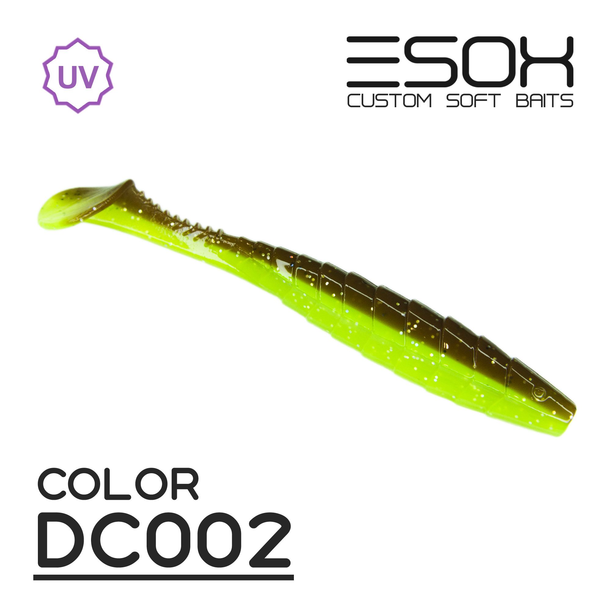 

Силиконовая приманка Esox Gekasa 112 мм цвет dc002 4 шт, Разноцветный, Gekasa