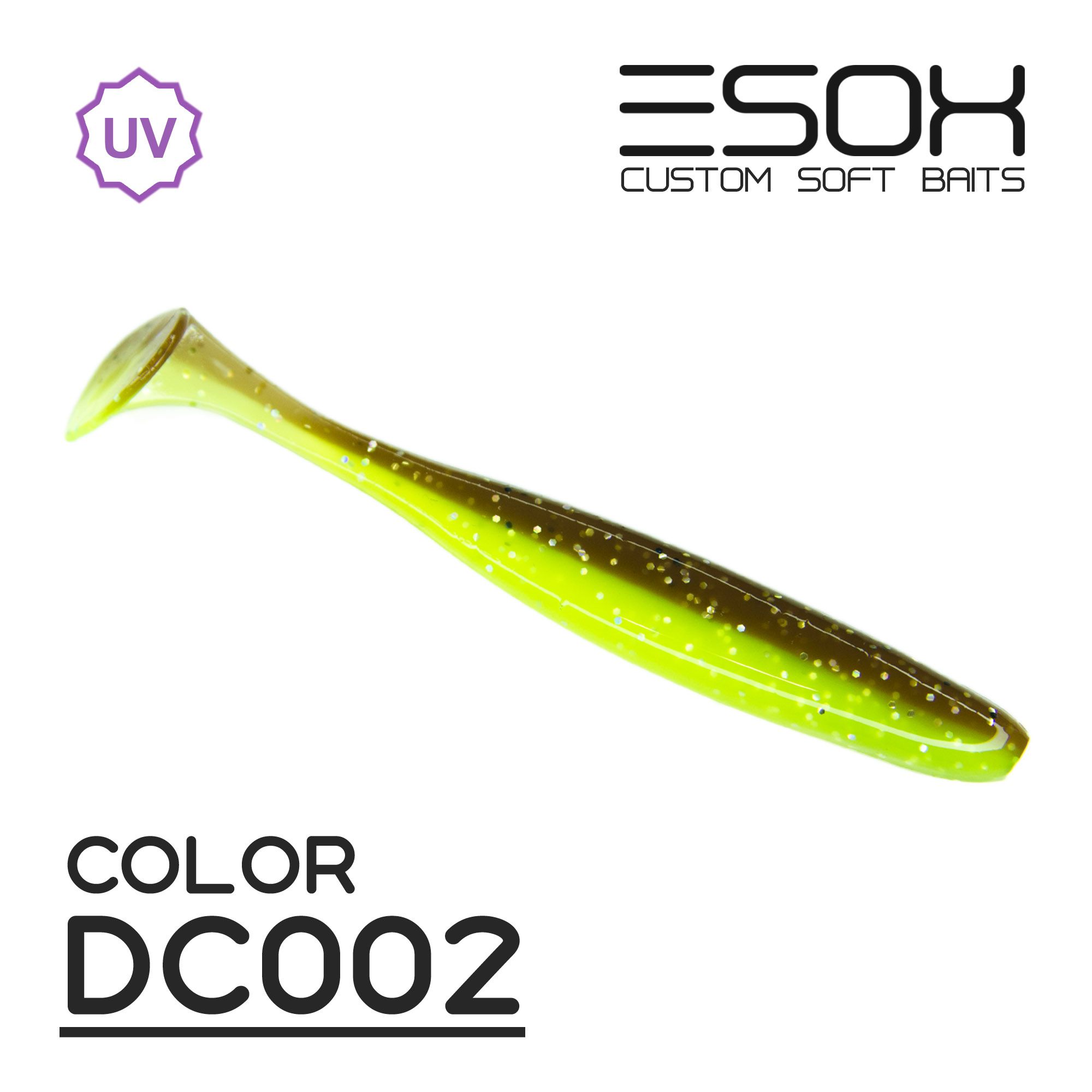 

Силиконовая приманка Esox Sheasy 80 мм цвет dc002 6 шт, Разноцветный, Sheasy
