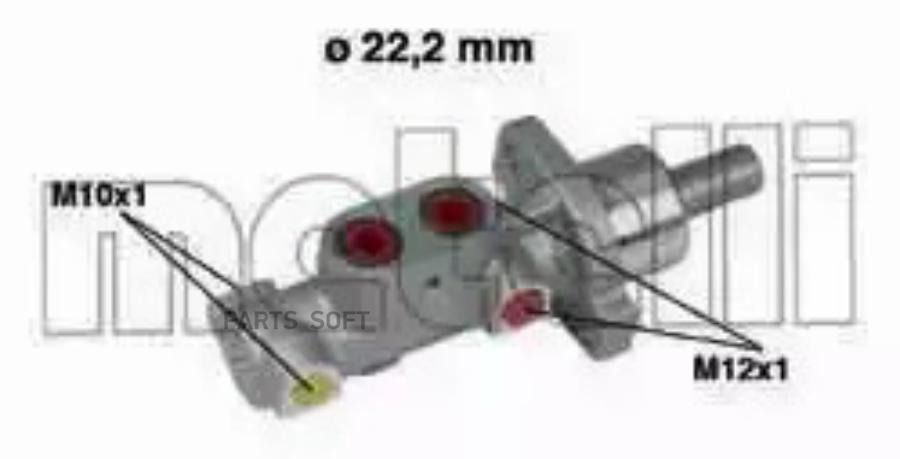 

Тормозной цилиндр Metelli 050359