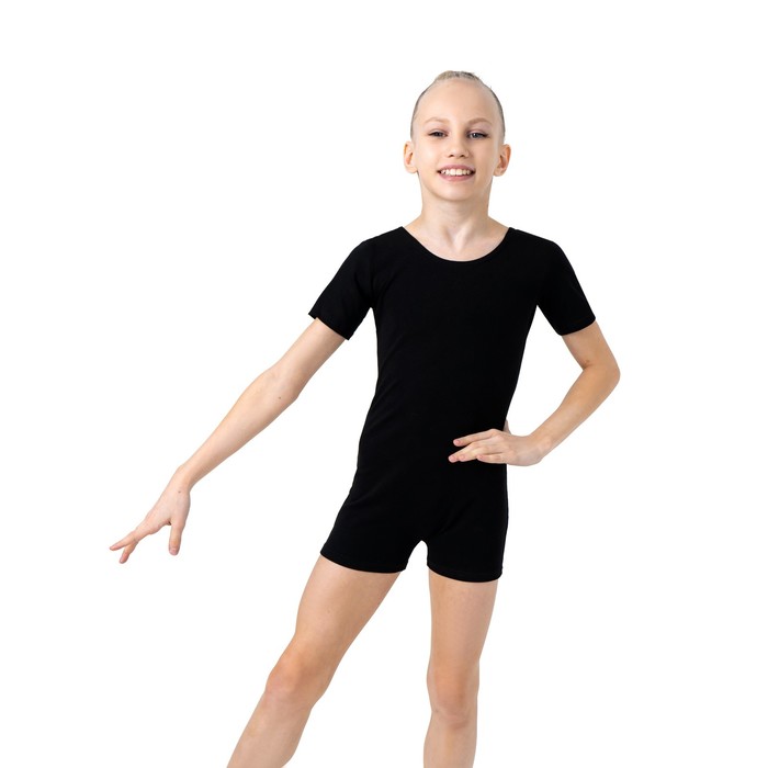 Купальник гимнастический детский Grace Dance 143166 цв. черный р. 110