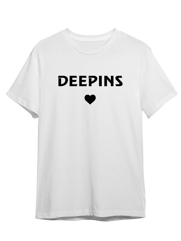 фото Футболка унисекс сувенирshop "deepins / дипенс / жожо / jojohf" 5 белая xl (50-52)