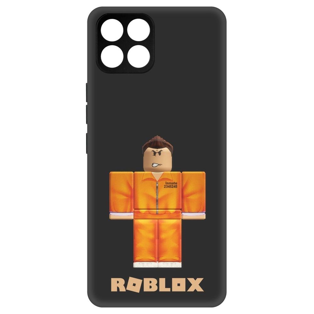 

Чехол-накладка Софт Roblox-Заключенный для Infinix Smart 6 HD, Черный