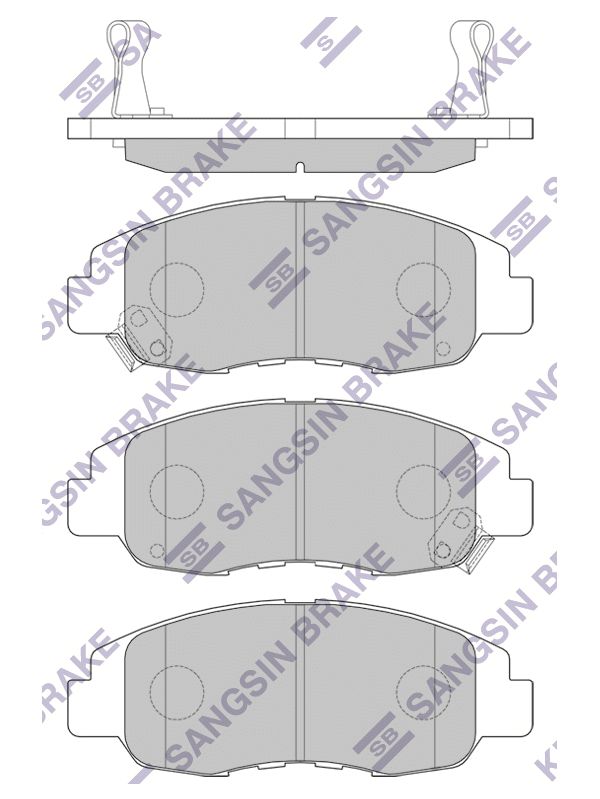 фото Колодки торм.пер. sangsin brake sp1231