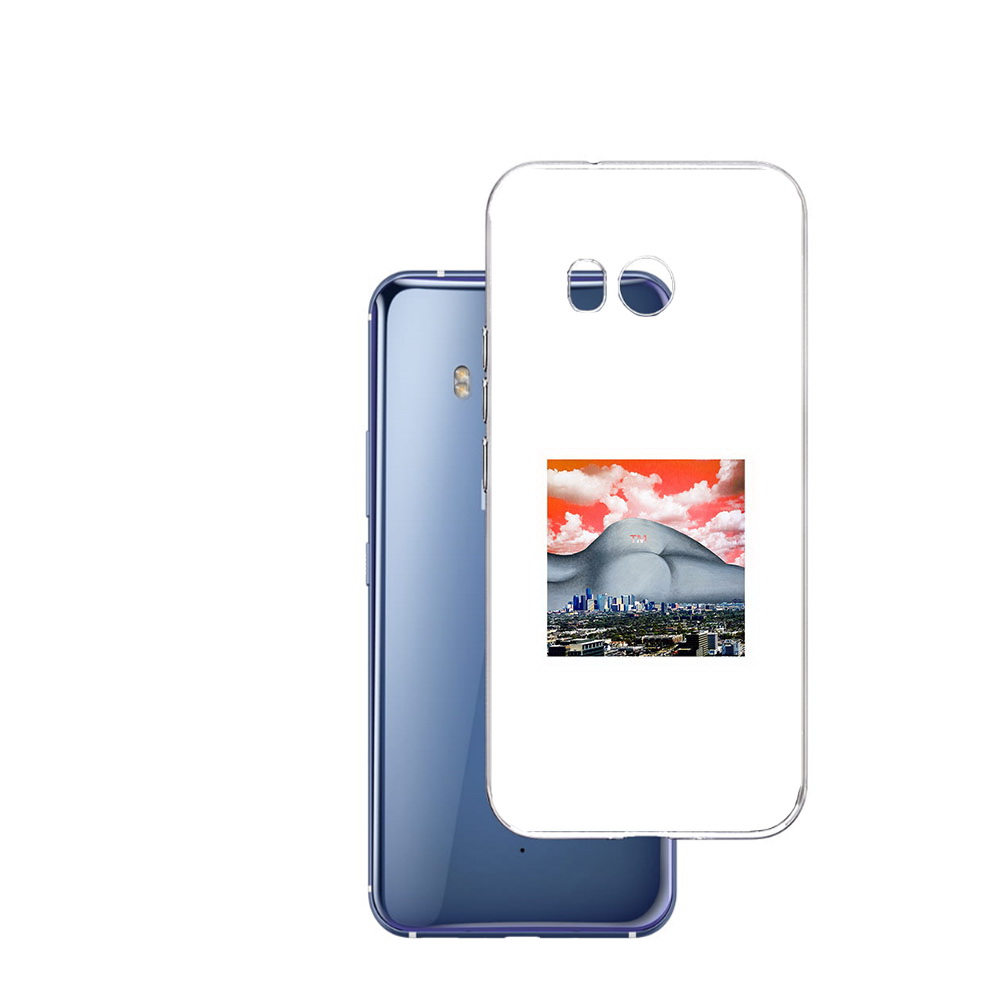 

Чехол MyPads Tocco для HTC U11 город с девушкой на фоне, Прозрачный, Tocco