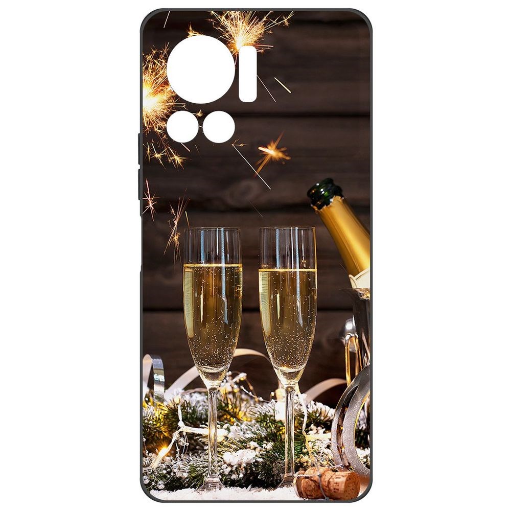 

Чехол-накладка Софт Игристое для Infinix Note 12 VIP