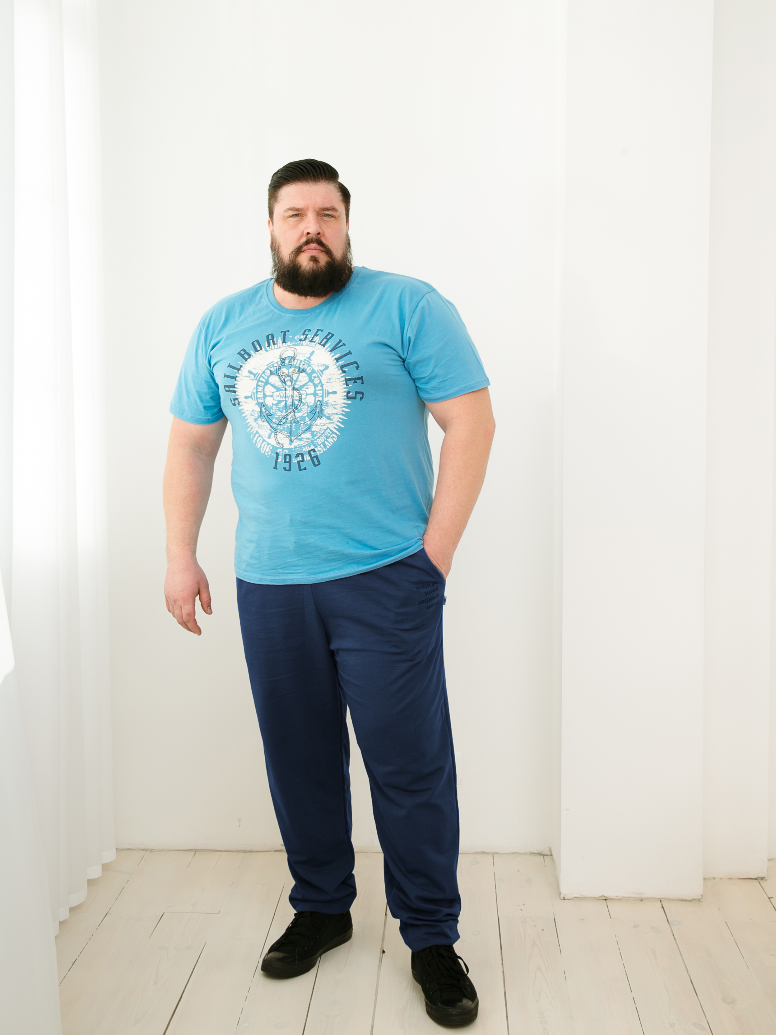 

Спортивные брюки мужские Ohana market BIGMB синие 58 RU, Синий, BIGMB