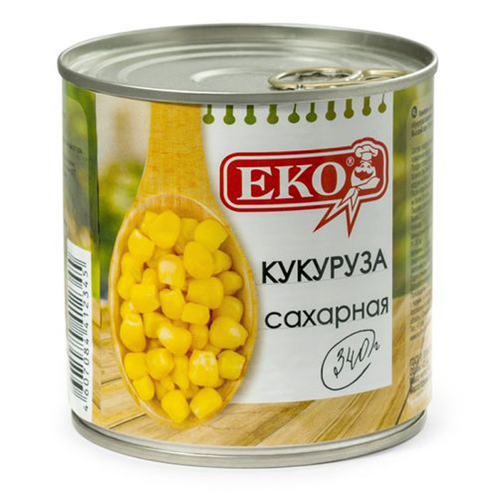 

Кукуруза ЕКО сахарная 340 г