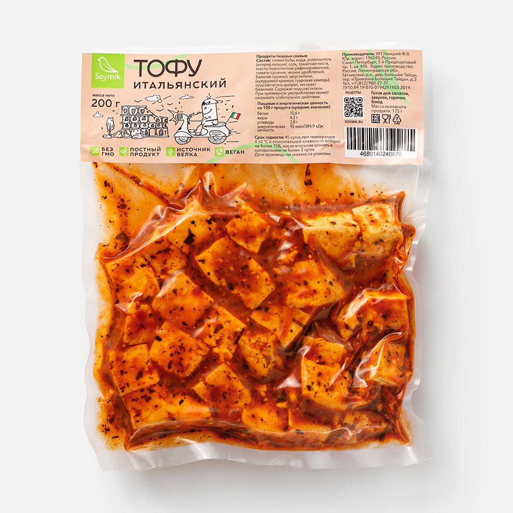 

Тофу Soymik, Итальянский, 200 г