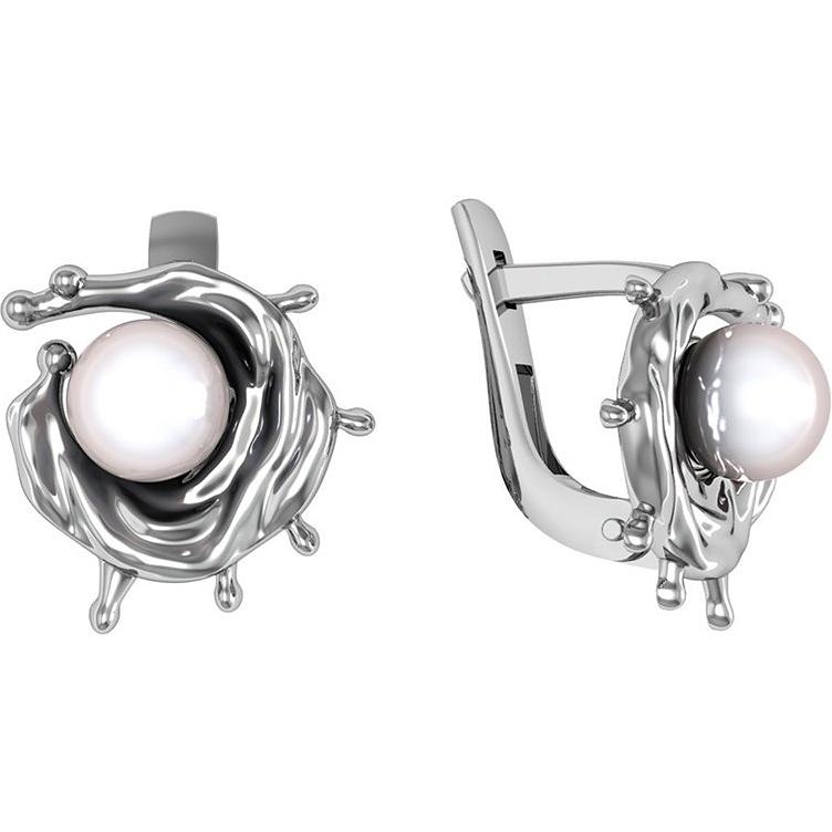 

Серьги из серебра с жемчугом ПРИВОЛЖСКИЙ ЮВЕЛИР 393608-ZM07, 393608-ZM07