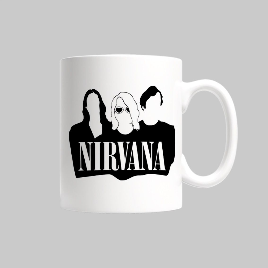 

Кружка Nirvana Нирвана Курт Кобейн Kurt Cobain рок атрибутика