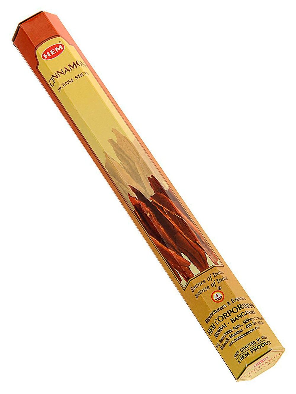 

Благовония HEM Драгоценная Корица (Precious Cinnamon) Ароматические палочки 20 шт