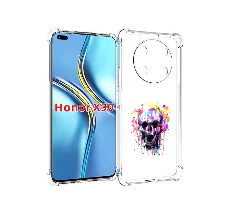 

Чехол MyPads граффити череп для Honor X30 / Magic4 Lite 5G, Прозрачный, Tocco