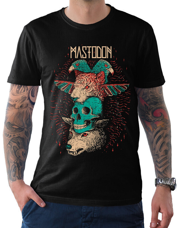 

Футболка мужская Dream Shirts Mastodon 10008912 черная XL, Mastodon 10008912