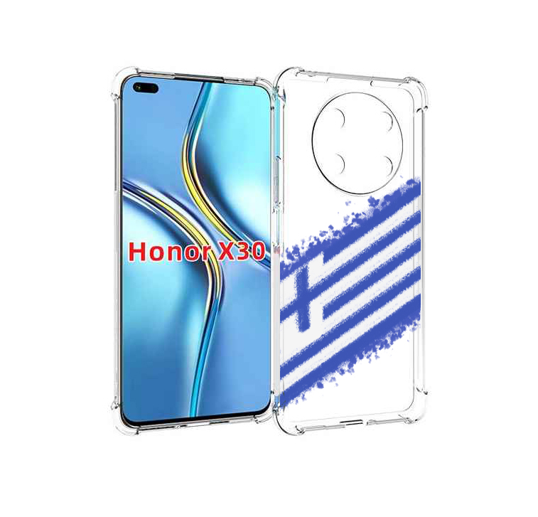 

Чехол MyPads флаг Греции для Honor X30 / Magic4 Lite 5G, Прозрачный, Tocco