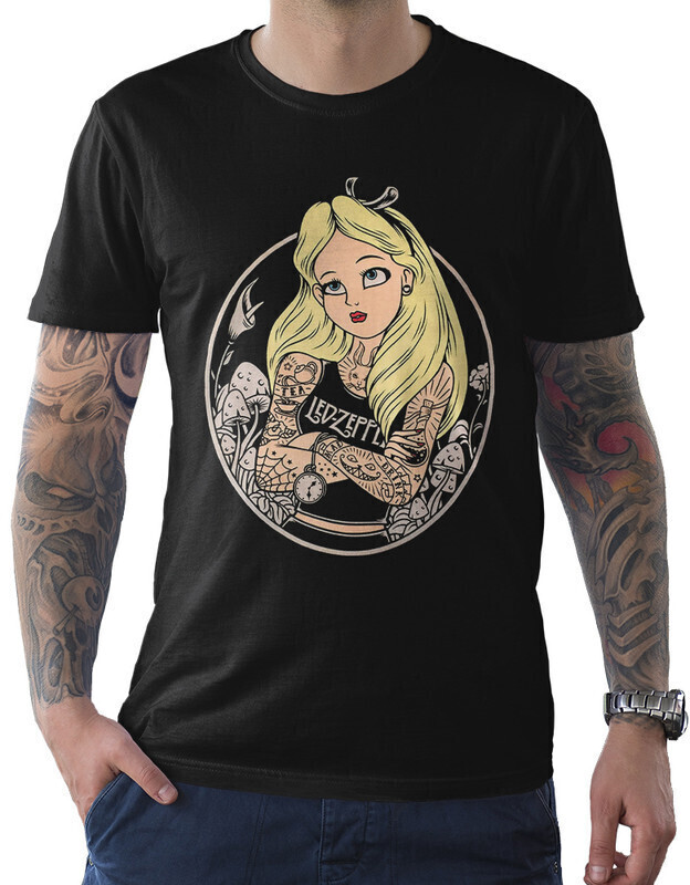 

Футболка мужская Dream Shirts Рок Алиса в стране чудес 10008902 черная XL, Рок Алиса в стране чудес 10008902