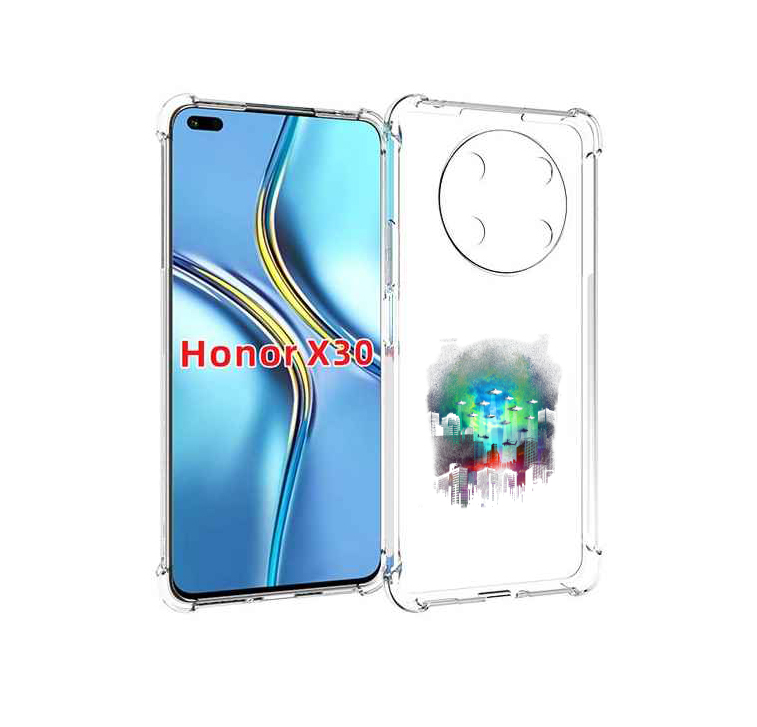 

Чехол MyPads город в свечении для Honor X30 / Magic4 Lite 5G, Прозрачный, Tocco