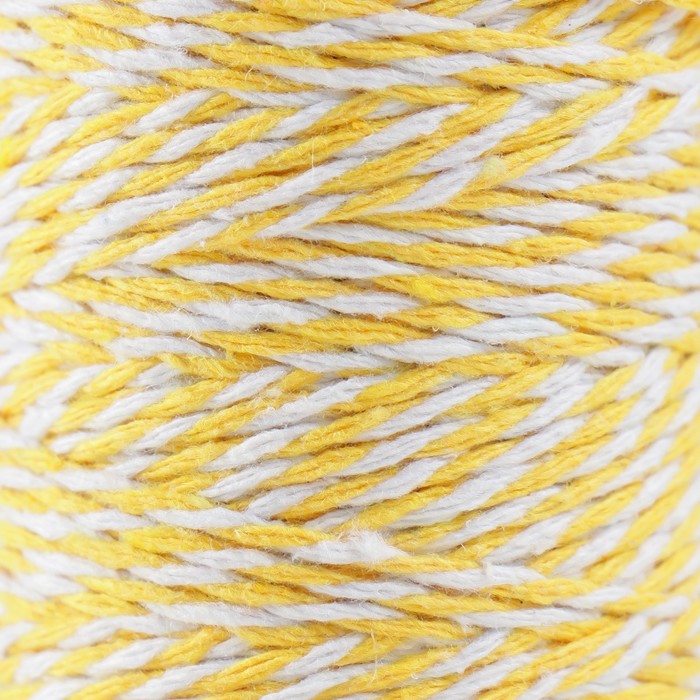 

Пряжа 100% целлюлоза Softino Raffia Color Melange кручёная, жёлтая 100м ±2м 87 гр, Желтый