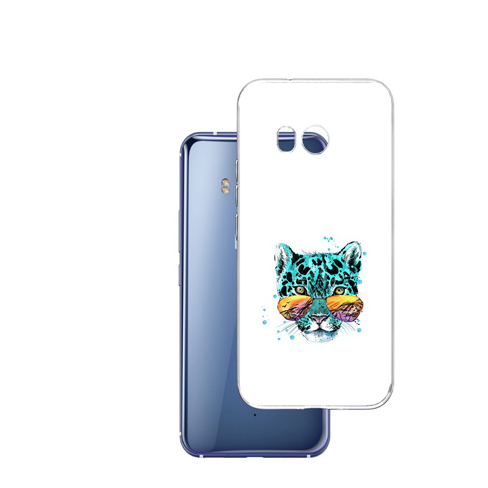 

Чехол MyPads Tocco для HTC U11 голубой лео, Прозрачный, Tocco