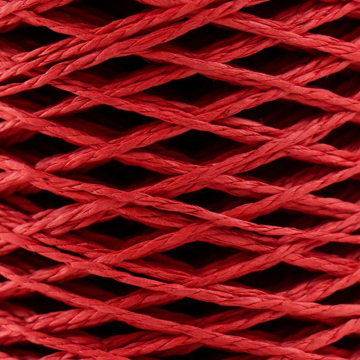 

Пряжа 100% целлюлоза Softino Raffia Color кручёная, красная 200м ±2м 120 гр