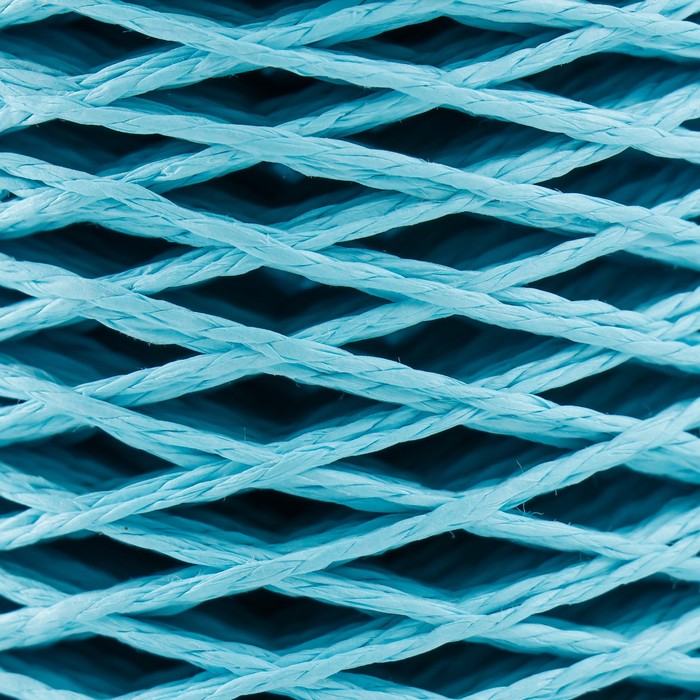 

Пряжа 100% целлюлоза Softino Raffia Color кручёная, голубая 200м ±2м 120 гр