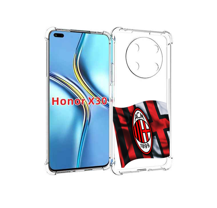 

Чехол MyPads фк милан мужской для Honor X30 / Magic4 Lite 5G, Прозрачный, Tocco