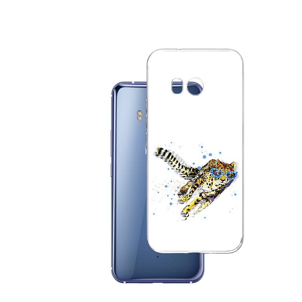 

Чехол MyPads Tocco для HTC U11 гепард в очках, Прозрачный, Tocco