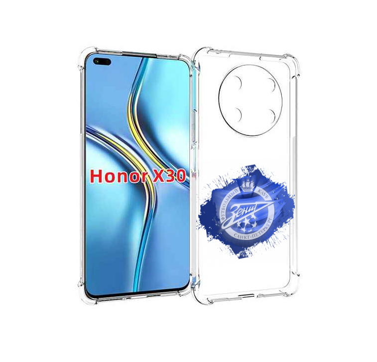 

Чехол MyPads фк зенит 1 мужской для Honor X30 / Magic4 Lite 5G, Прозрачный, Tocco