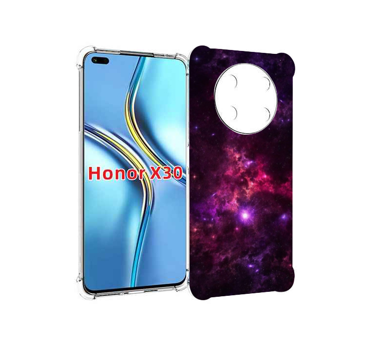 

Чехол MyPads фиолетовый-космос-с-облаками для Honor X30 / Magic4 Lite 5G, Прозрачный, Tocco